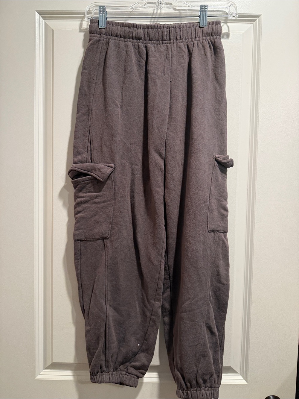 Zara Gray Cargo Sweatpants for Kids